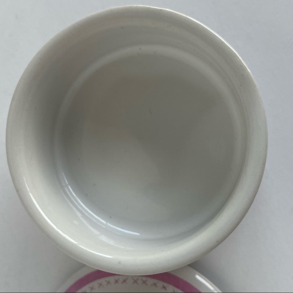 Vintage Trinket Box 1987 FTDA Ceramic Tulip Design Pink Easter EUC - Picture 8 of 13